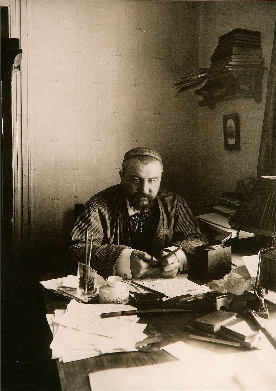 Autor Aleksander Iwanowicz Kuprin (zdjęcie czarno-białe) autorstwa Karl Karlovich Bulla