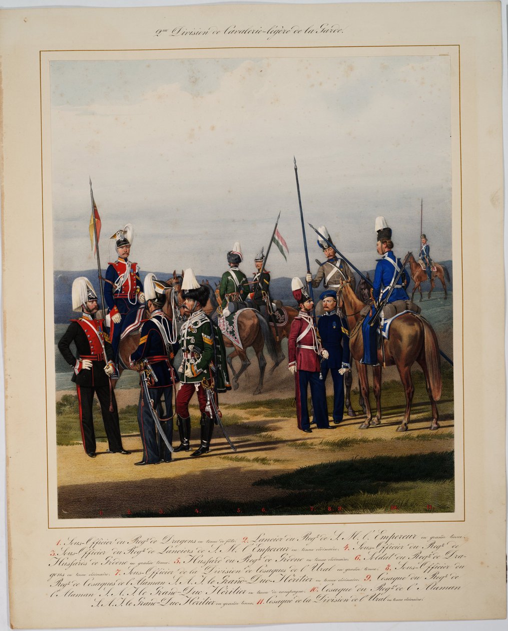 2. Dywizja Kawalerii Gwardii, 1867 autorstwa Karl Karlovich Piratsky
