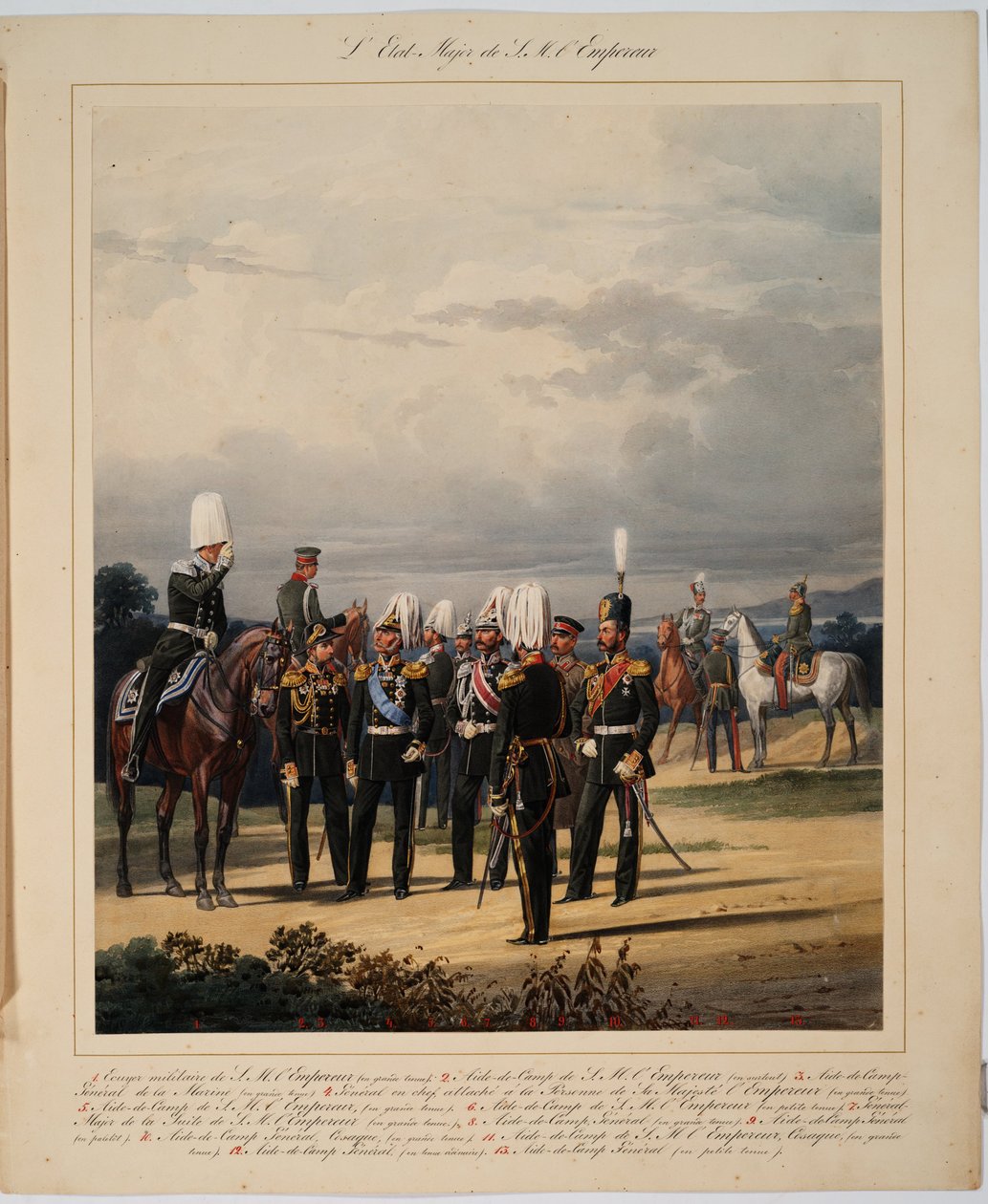 Rosyjski Sztab Generalny, 1867 autorstwa Karl Karlovich Piratsky