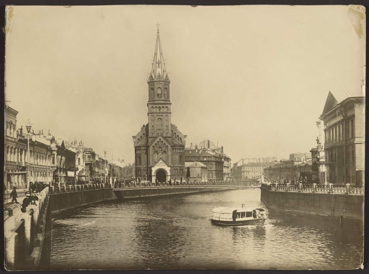 Niemiecki kościół nad kanałem Moika, Sankt Petersburg autorstwa Karl Karlovitz Bulla