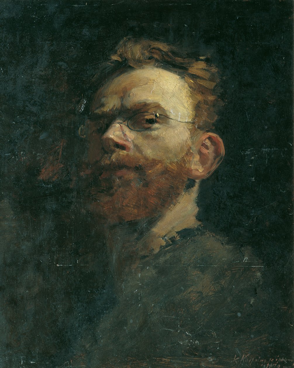 autoportret autorstwa Karl Köpping