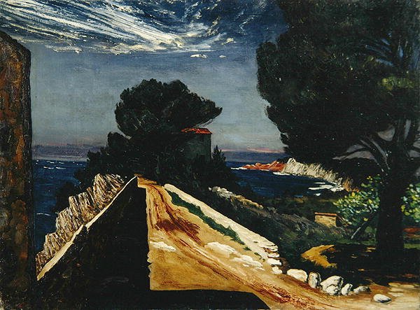 Cliff Path (olej na płótnie) autorstwa Karl Leyhausen