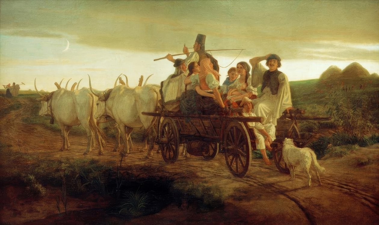 Drużyna wołów autorstwa Karl Lotz
