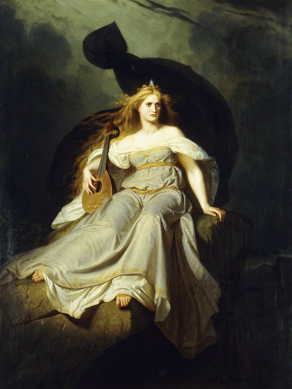 Muza muzyki autorstwa Karl Ludwig Adolf Ehrhardt