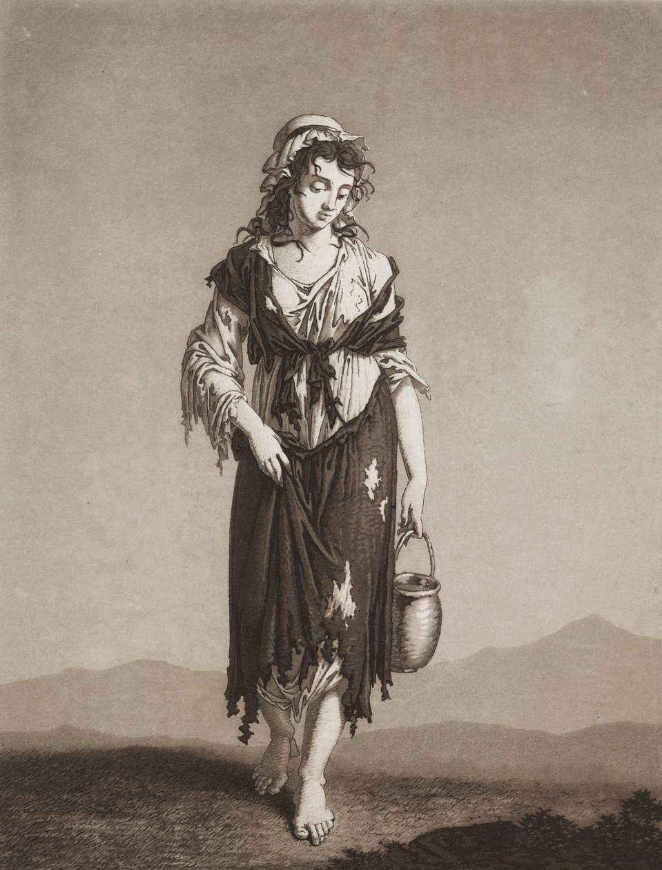 Młodzi żebracy autorstwa Karl Ludwig Bernhard Buchhorn