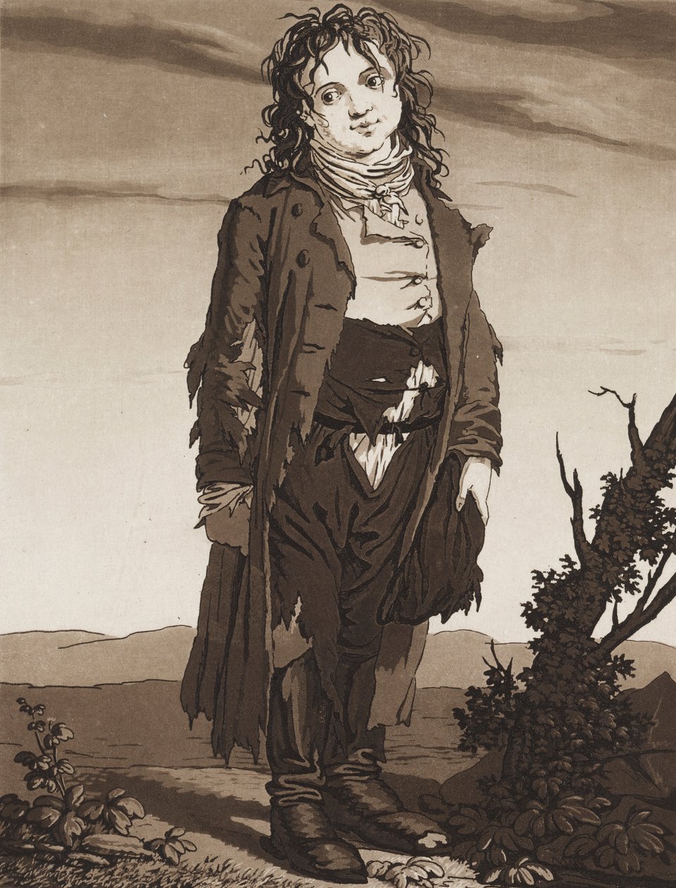 Młodzi żebracy autorstwa Karl Ludwig Bernhard Buchhorn