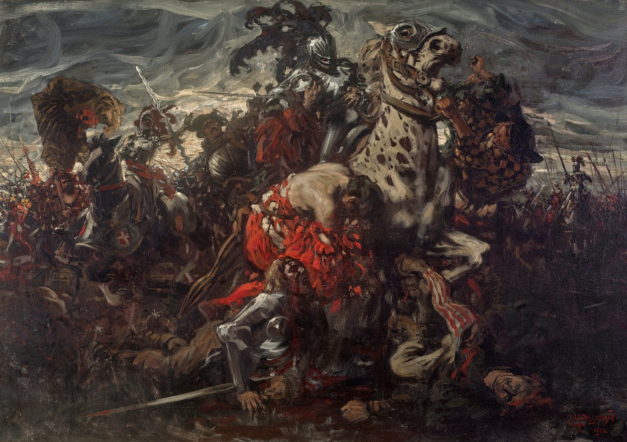 Bitwa pod Pawią, 1912. autorstwa Karl Ludwig Hassmann