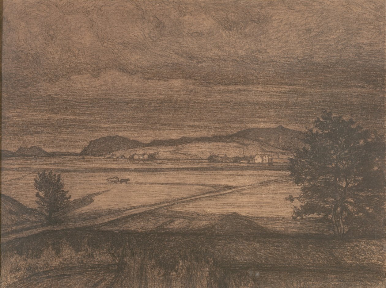Högadal na Tjörn autorstwa Karl Nordström