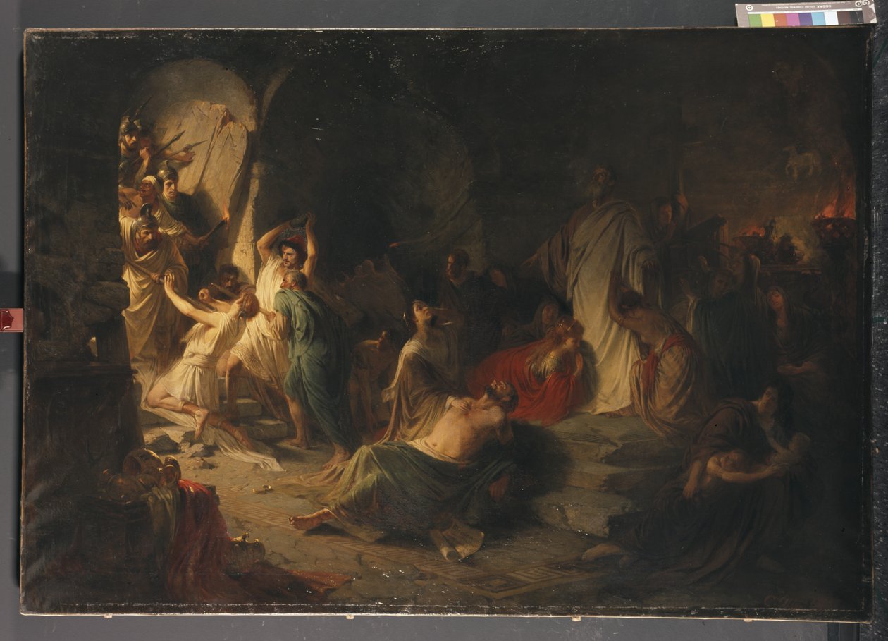 Pierwsi chrześcijanie w Rzymie, 1869 autorstwa Karl Otto