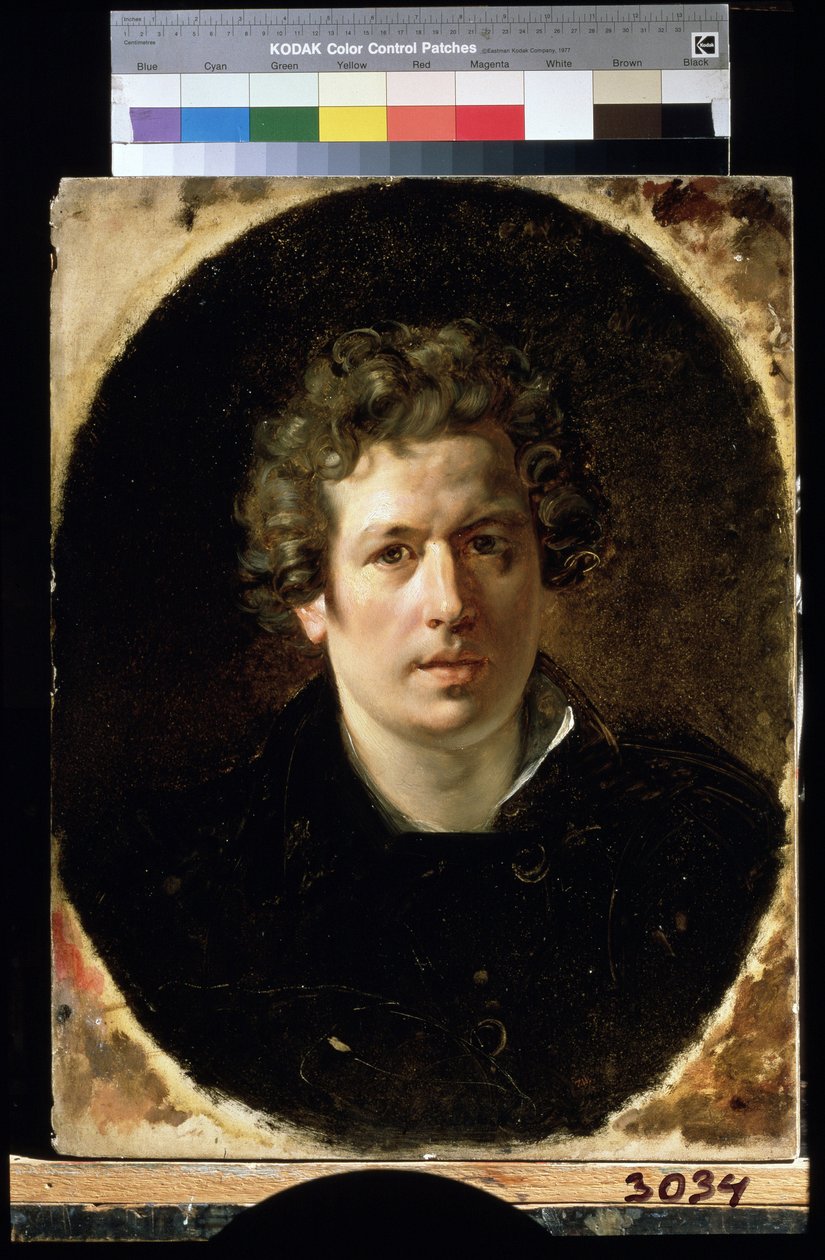 „Autoportret” Obraz Karla Pavlovicha Briullova (Bryullov) (1799-1852) ok. 1833 r. Państwowe Muzeum Rosyjskie w Sankt Petersburgu autorstwa Karl Pavlovich Bryullov