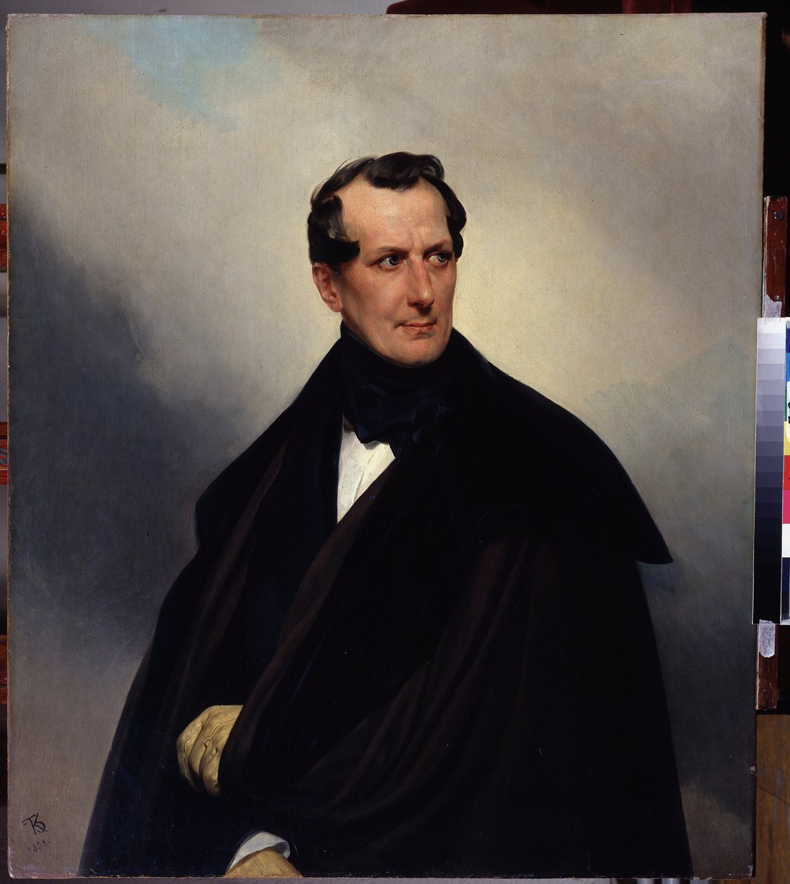 ""Portret hrabiego Władimira Musina-Puszkina (Musin Puszkina) (1798-1854)"" Obraz Karla Pavlovicha Briullova (Bryullov) (1799-1852) 1830 Regionalne Muzeum Sztuki Archangielsk Rosja autorstwa Karl Pavlovich Bryullov