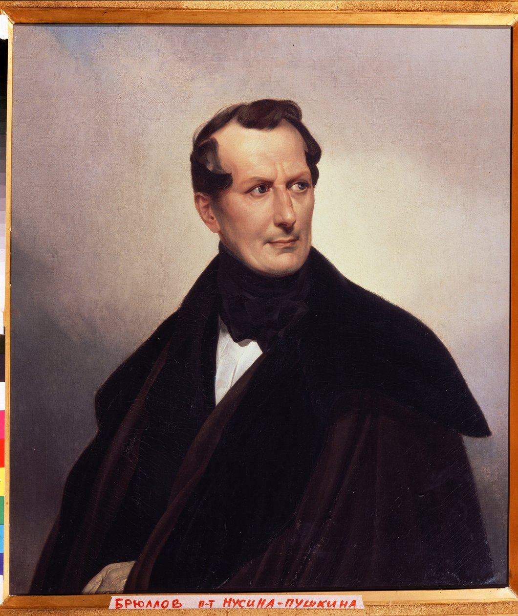 „Portrait du tsomte Vladimir Musin-Pushkin (Musin Pushkin) (1798-1854)”” Peinture de Karl Bryulov (Bryulov) (1799-1852) 1838 Państwowe Muzeum Sztuki, Jarosław autorstwa Karl Pavlovich Bryullov