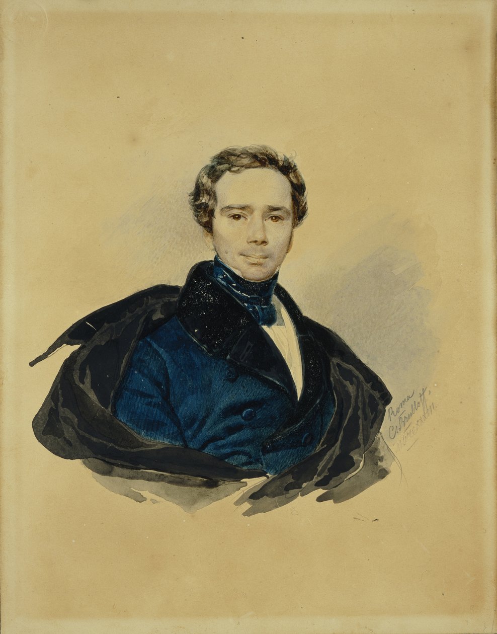 Portret hrabiego Fiodora Fiodorowicza Golicyna 1794-1854, 1833 autorstwa Karl Pavlovich Bryullov