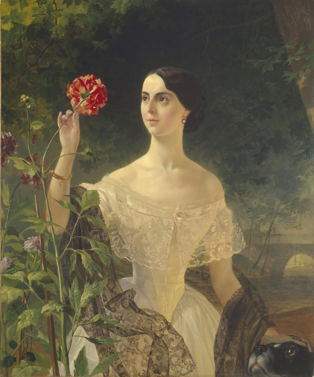Portret hrabiny Zofii Bobrinskiej z domu Samojłowa 1797-1866, 1849 autorstwa Karl Pavlovich Bryullov