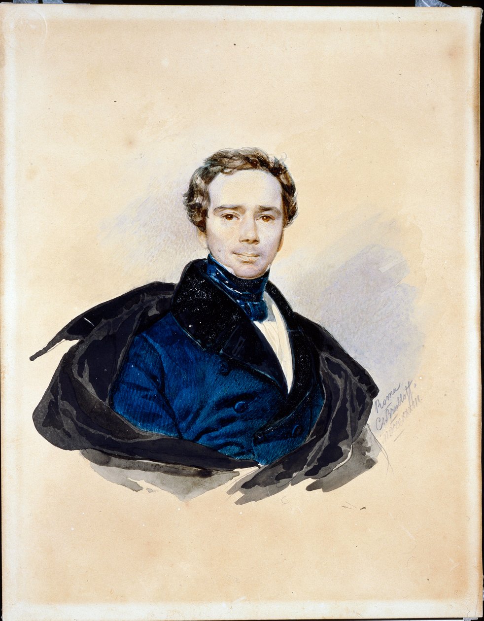 Portret Fiodora, księcia Galitzine autorstwa Karl Pavlovich Bryullov