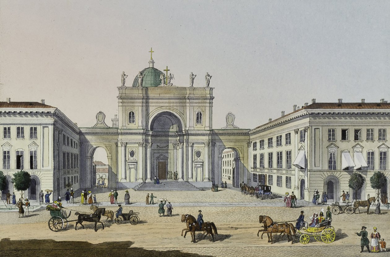 Kościół katolicki św. Katarzyny w Petersburgu, I poł. autorstwa Karl Petrovich Beggrov