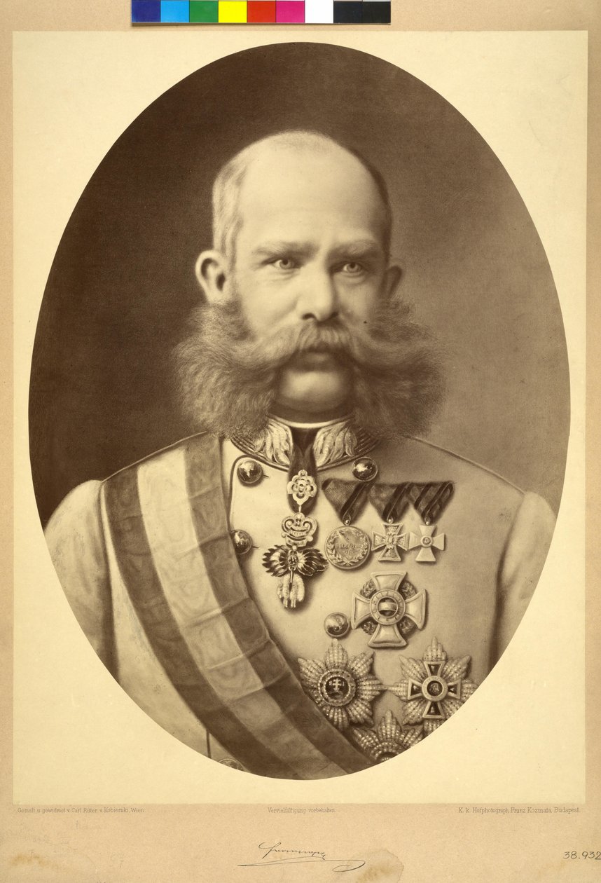 Cesarz Austrii Franciszek Józef I autorstwa Karl Ritter Von Kobierski