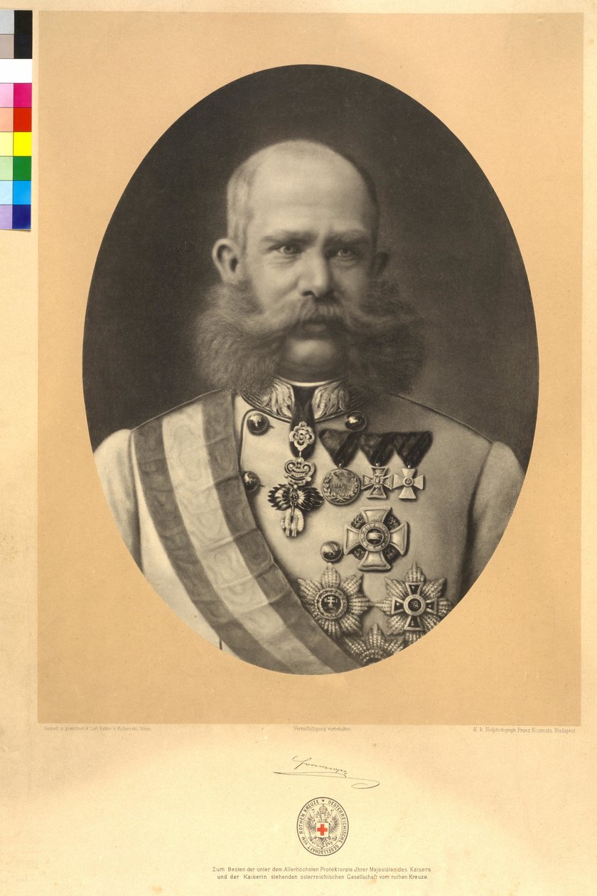 Cesarz Austrii Franciszek Józef I autorstwa Karl Ritter Von Kobierski