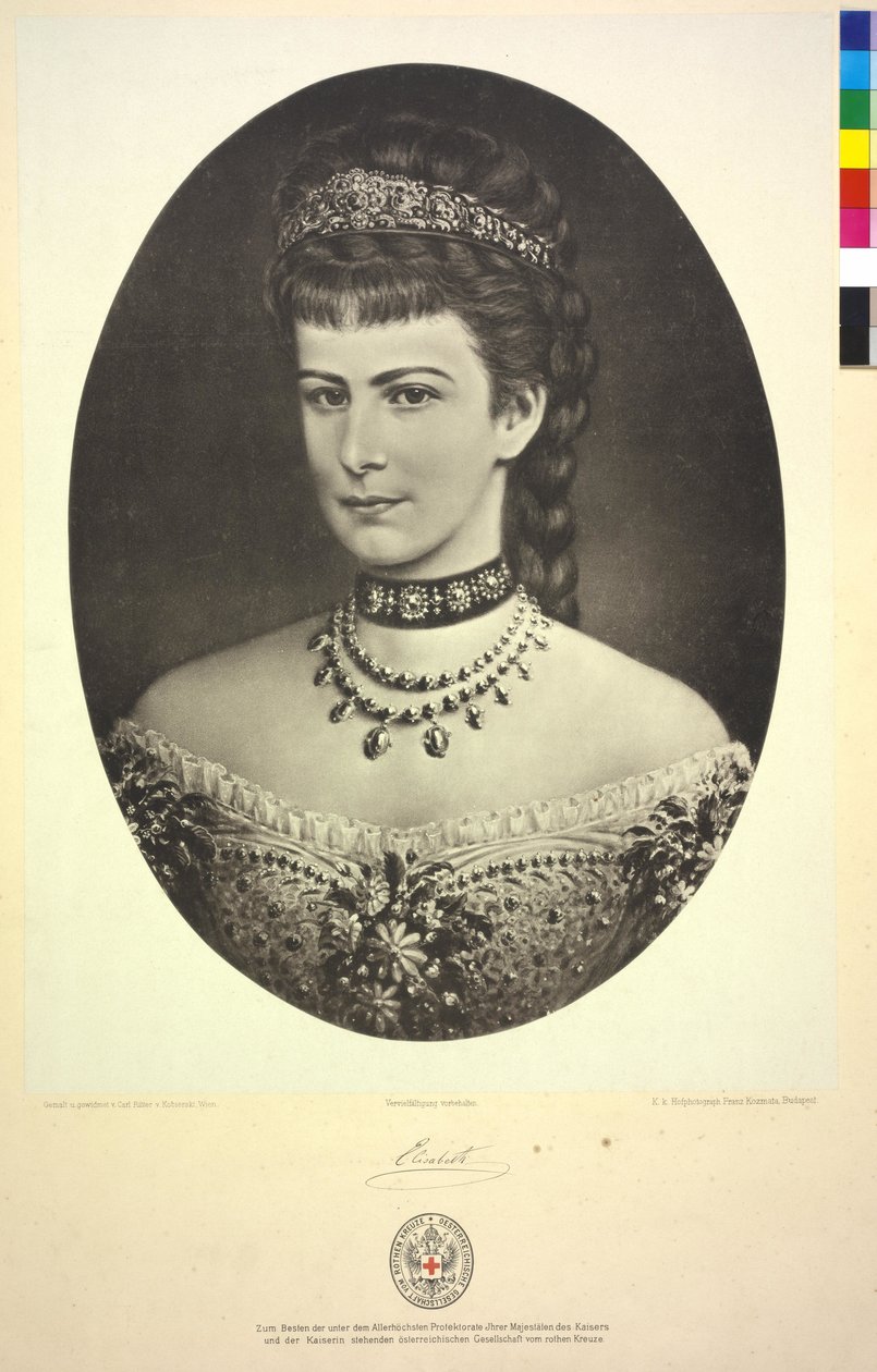 Cesarzowa Austrii Elżbieta autorstwa Karl Ritter Von Kobierski