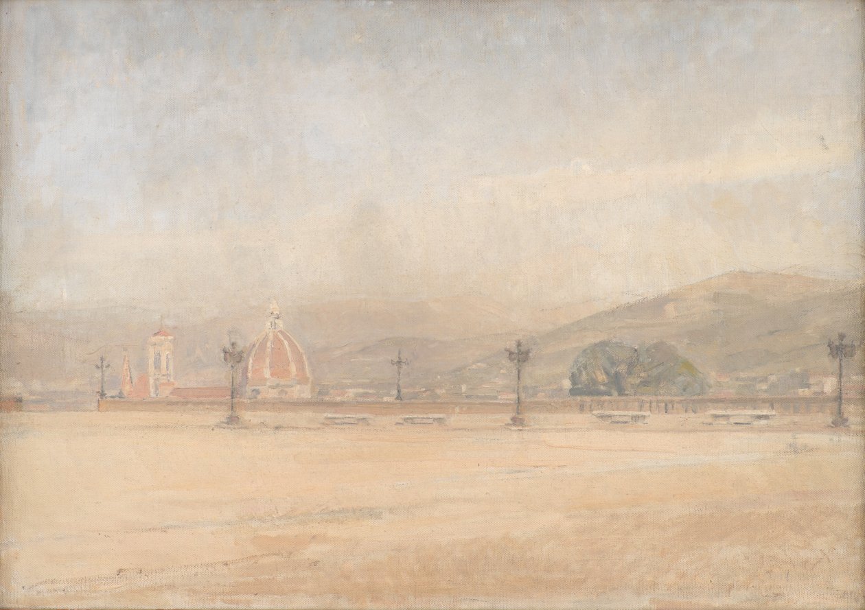 Piazzale Michelangelo niedaleko Florencji autorstwa Karl Schou