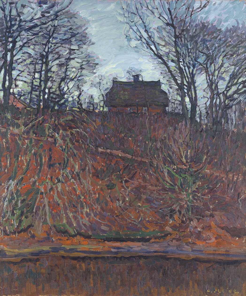 Samotny dom autorstwa Karl Wilhelm Arthur Illies