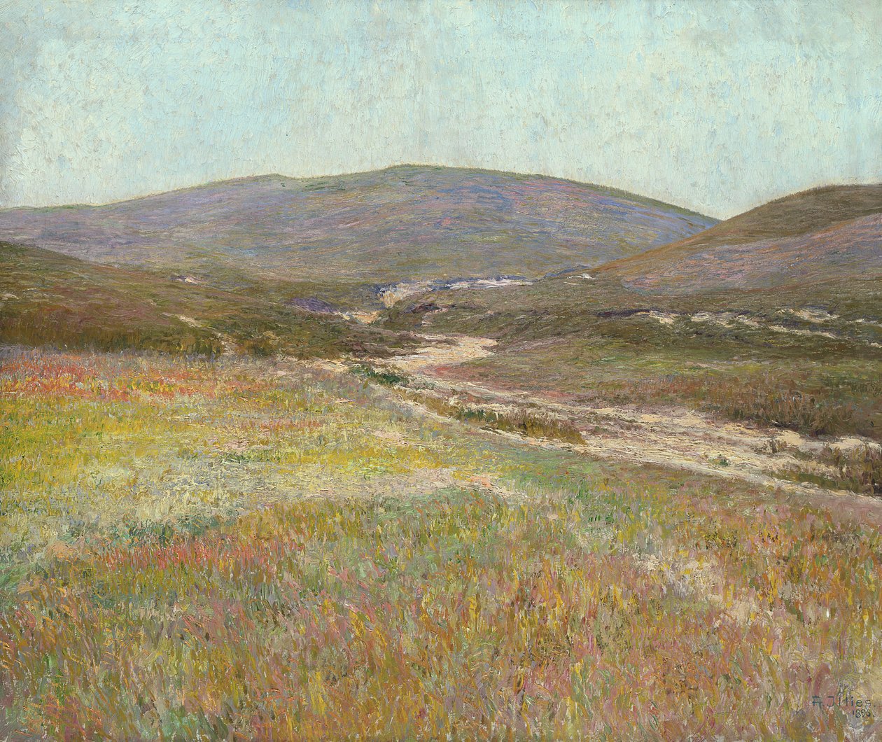 Dolina niedaleko Harburga autorstwa Karl Wilhelm Arthur Illies