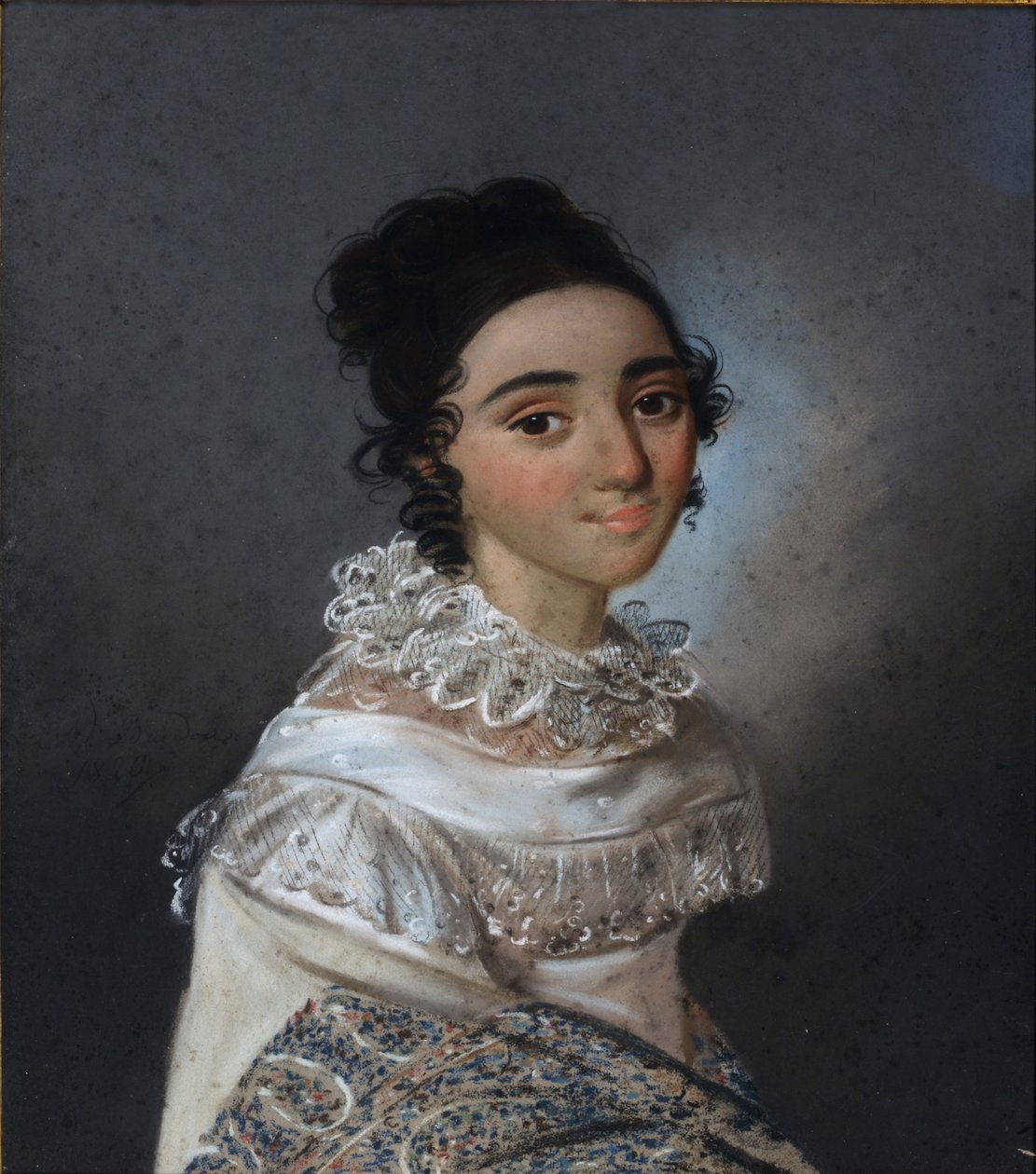 Portret Jekateryny Emanuiłowny Abamelik-Łazariewej 1806-1880, z domu Manuk-Bej, 1820 autorstwa Karl Wilhelm Bardou