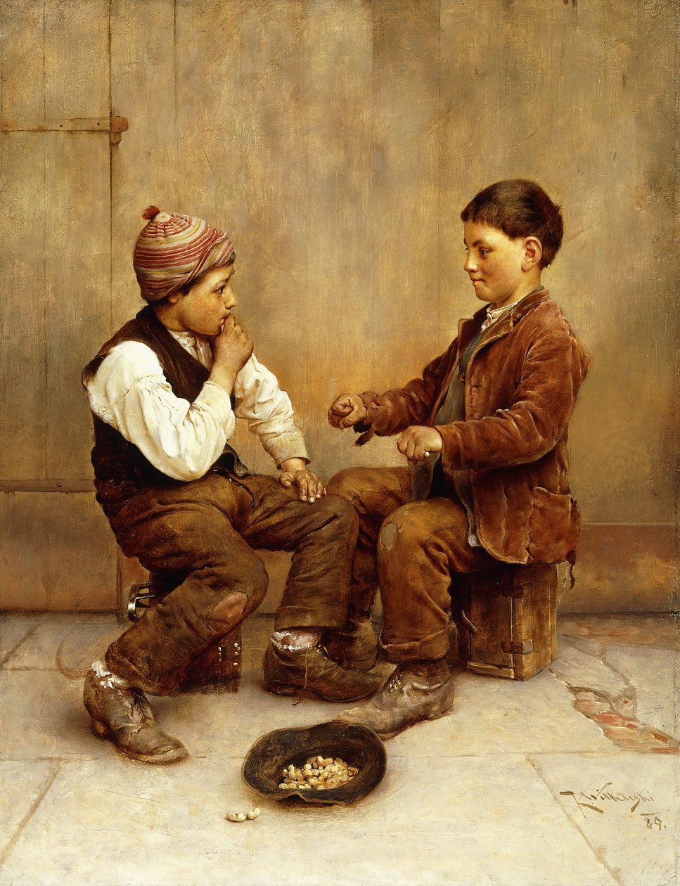Wybierz rękę, 1889 autorstwa Karl Witkowski