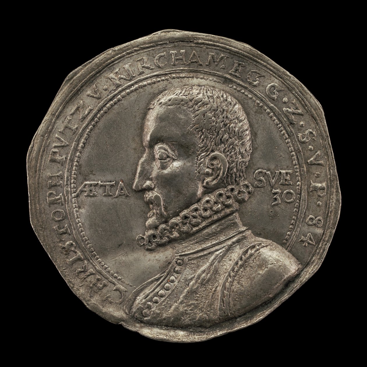 Christoph Putz von Kirchameg, mincerz w Pradze 1590, 1584. autorstwa Karl von Bieberstein