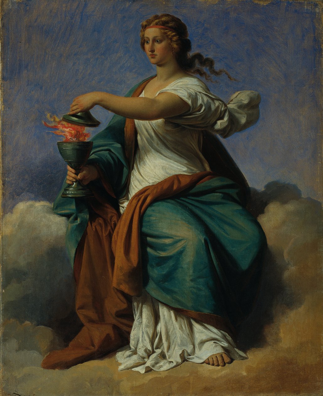 Alegoria samokontroli (umiar) autorstwa Karl von Blaas