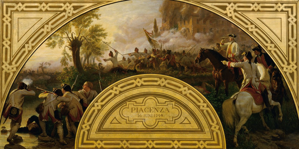Bitwa pod Piacenzą 1746 autorstwa Karl von Blaas