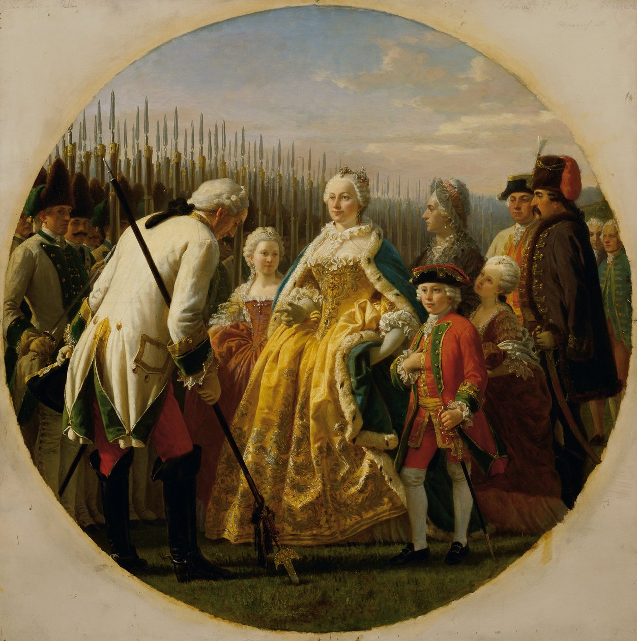 Projekt w Solenau w 1749 r. autorstwa Karl von Blaas