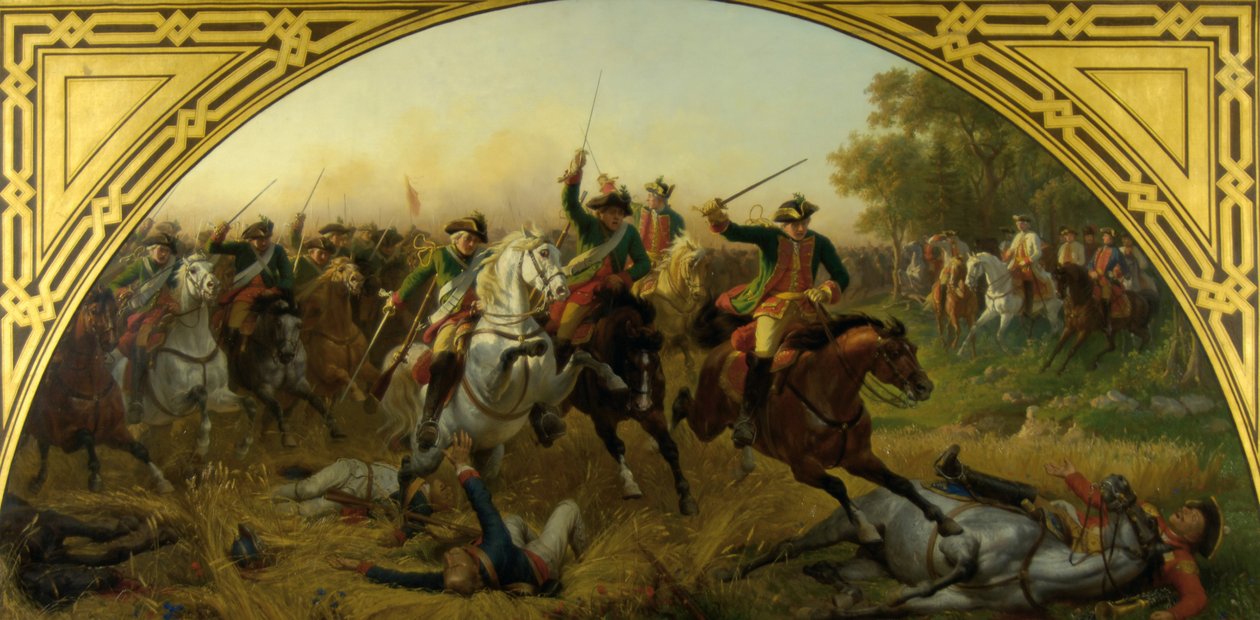 Bitwa pod Kolinem 1757 autorstwa Karl von Blaas