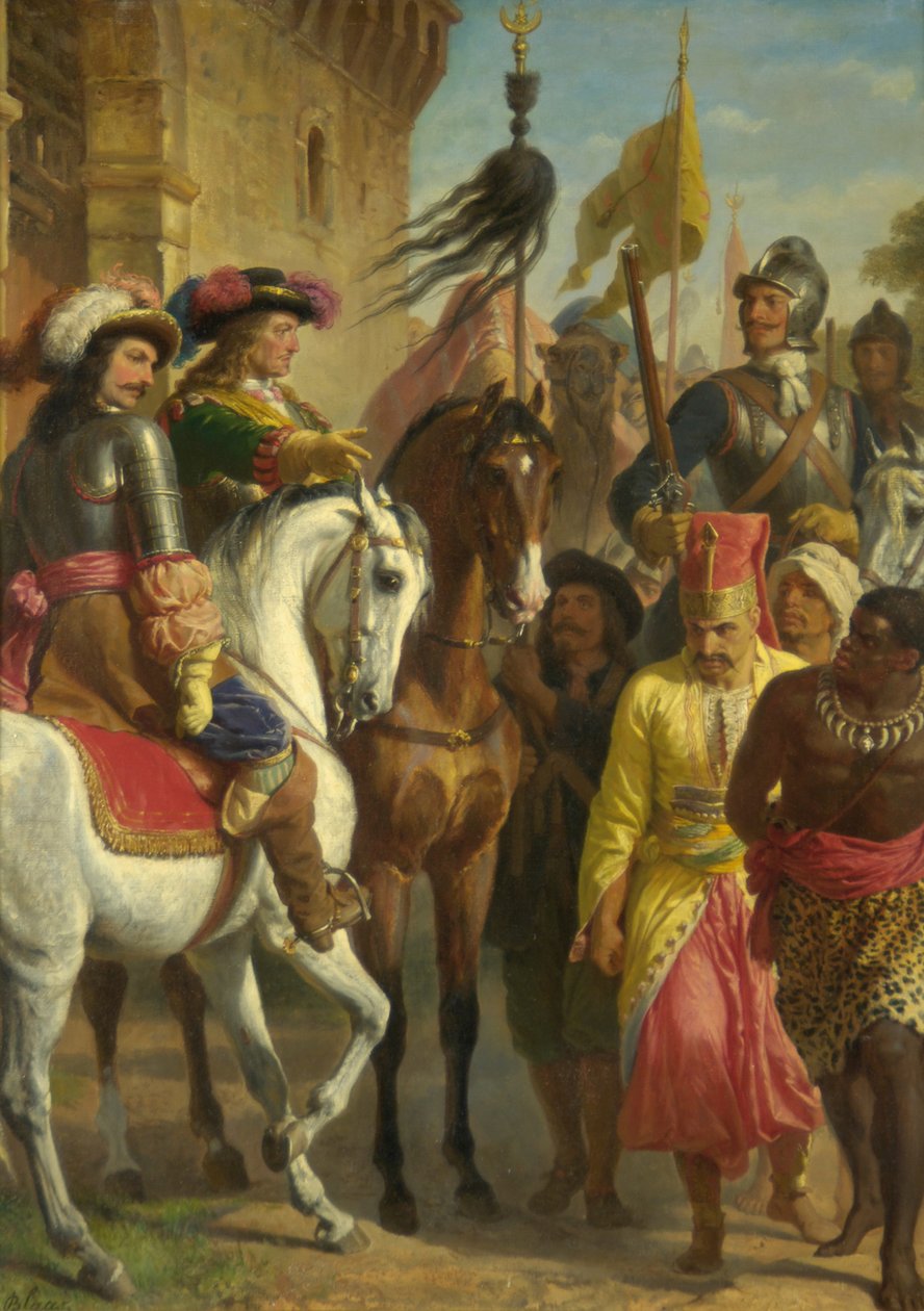 Bitwa pod Levenc 1664 autorstwa Karl von Blaas
