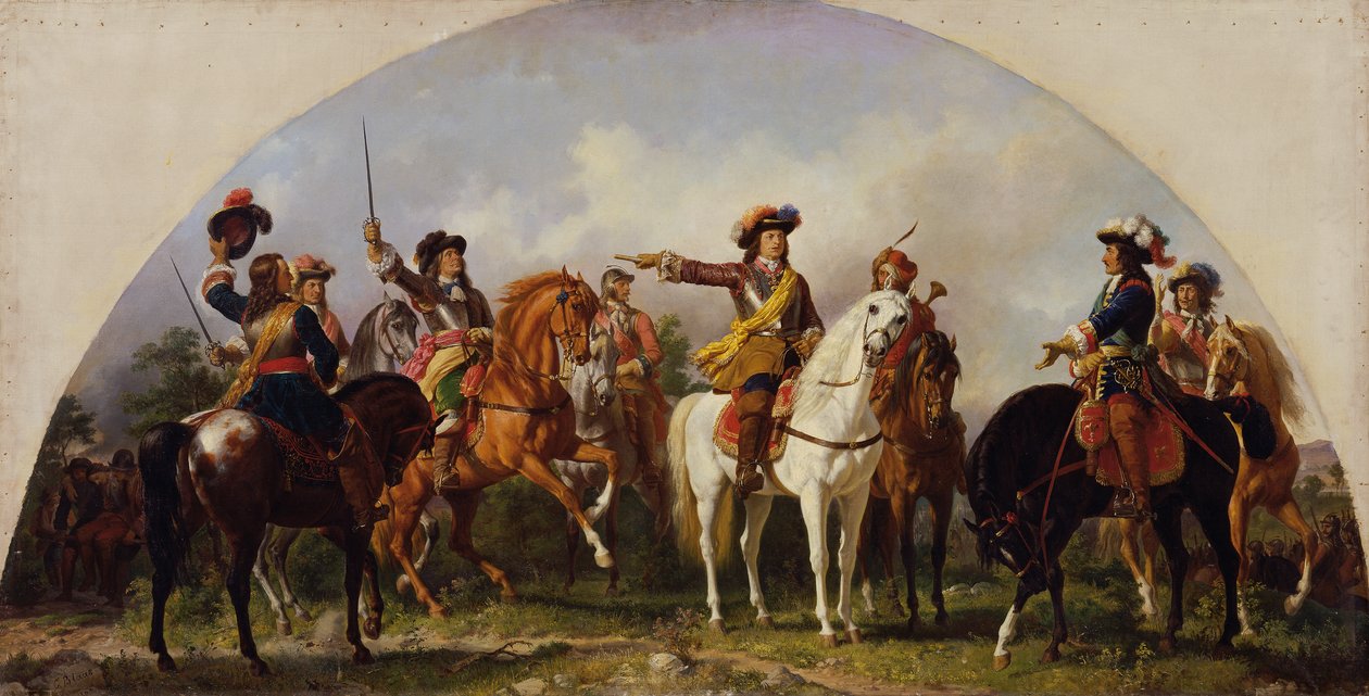 Bitwa pod św. Gotarda 1664 autorstwa Karl von Blaas