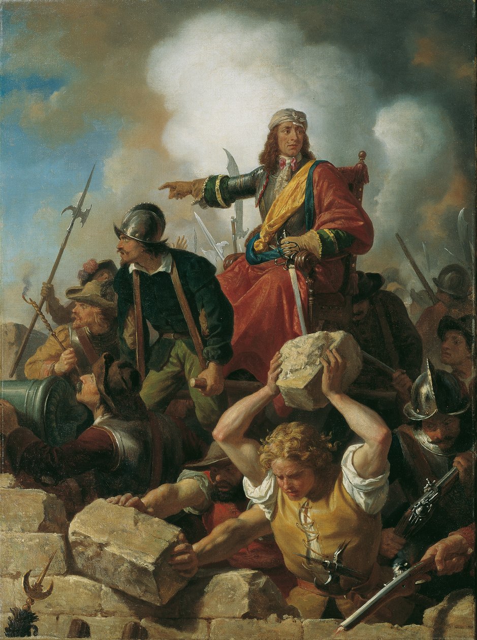 Obrona Wiednia przed Turkami w 1683 r. autorstwa Karl von Blaas
