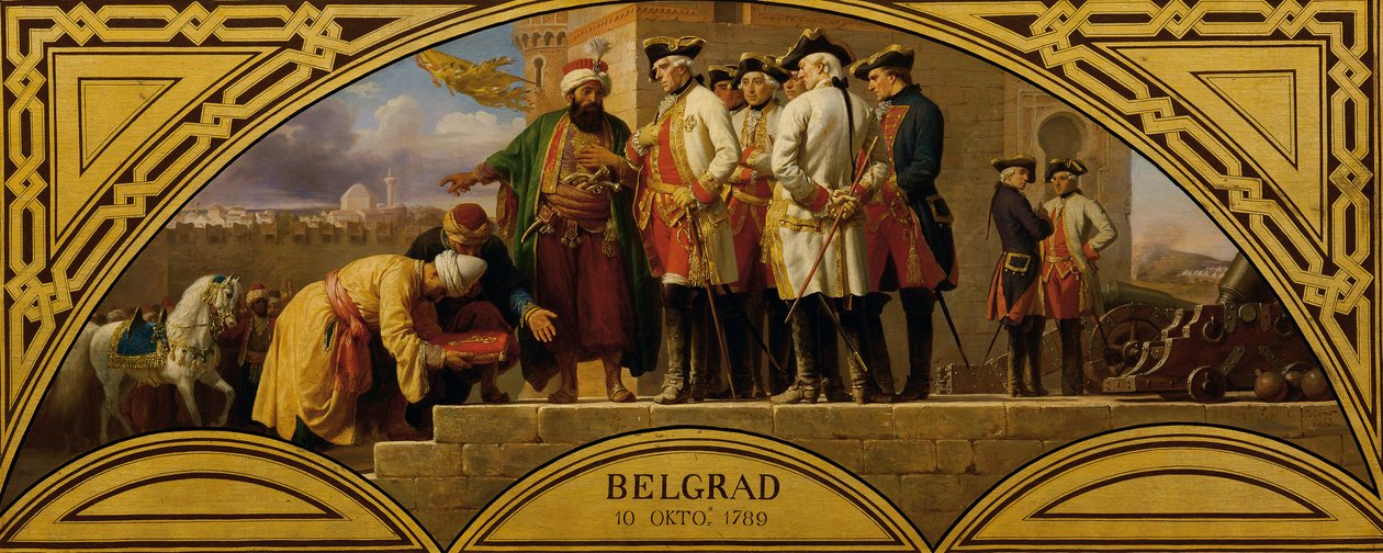 Kapitulacja Belgradu w 1789 r. autorstwa Karl von Blaas