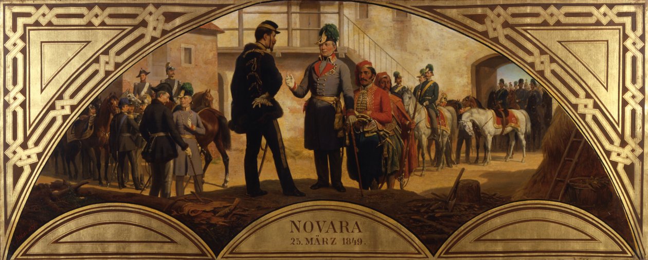 Odcinek po bitwie pod Novara 1849 autorstwa Karl von Blaas