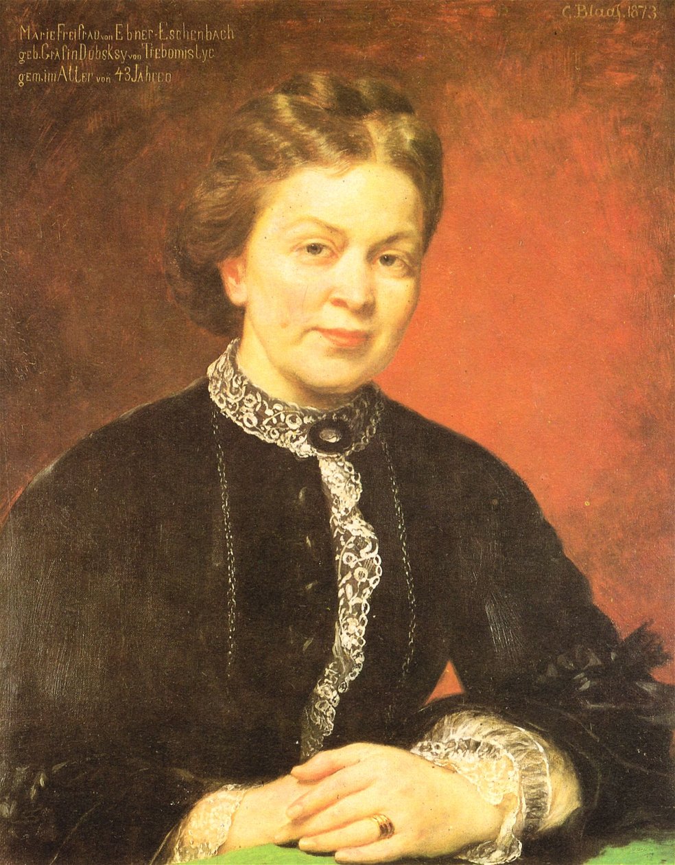 Niemcy: Marie Freifrau von Ebner-Eschenbach autorstwa Karl von Blaas