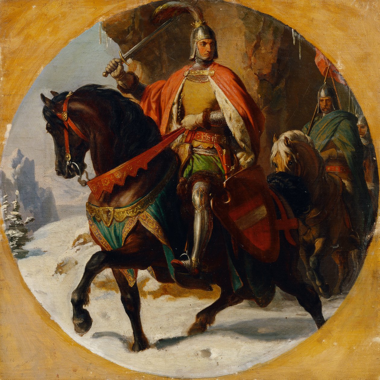 Kampania Albrechta I nad Semmingiem 1292 autorstwa Karl von Blaas