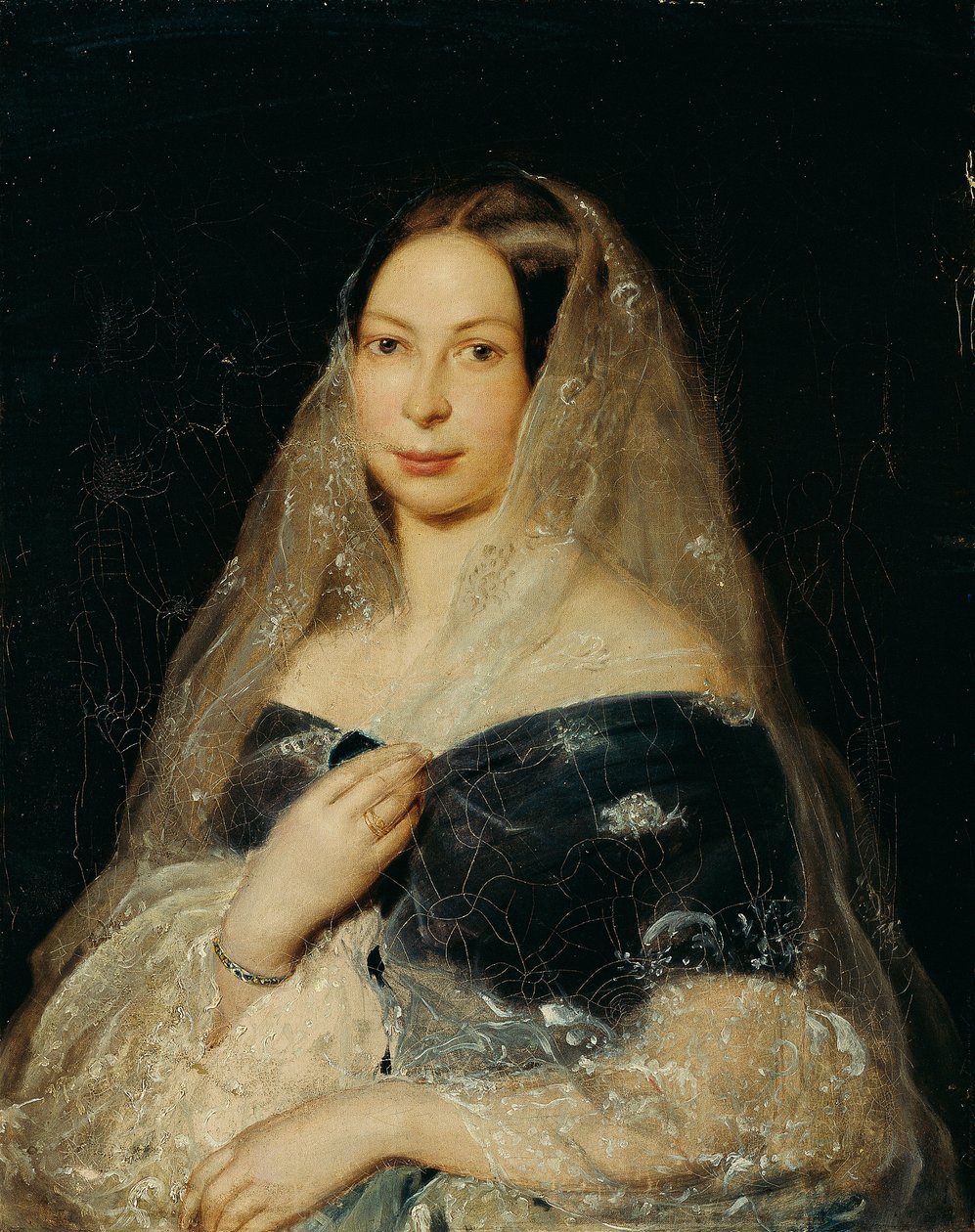 portret damy autorstwa Karl von Jagemann