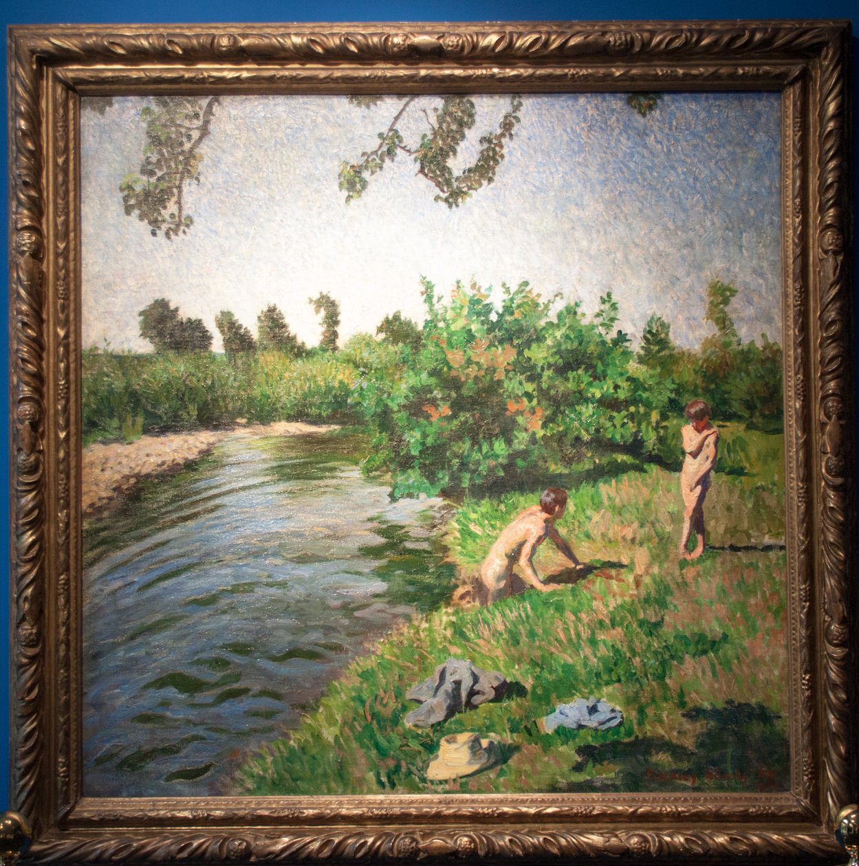 Furdozo fiuknangielski: Bathing_boysn autorstwa Károly Ferenczy