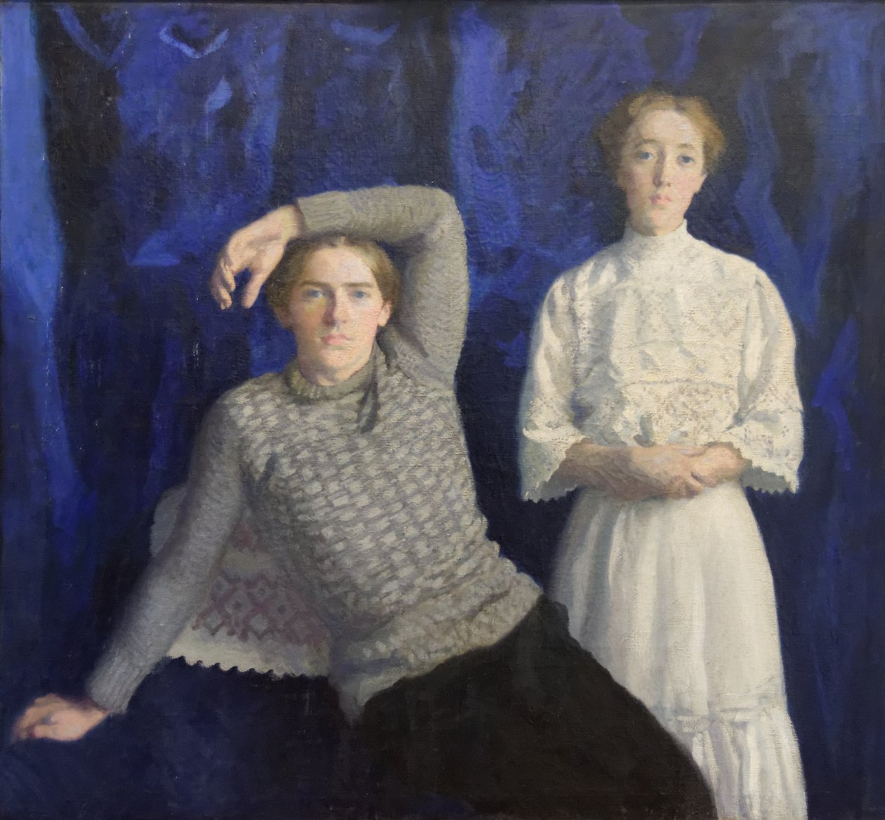 Podwójny portret Beni i Noemi autorstwa Károly Ferenczy