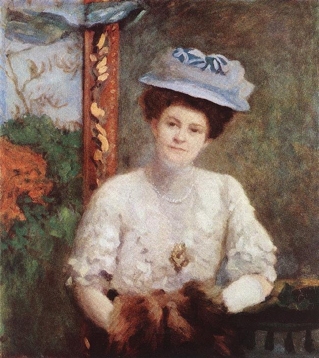Portret pani Vilmos Grunwald autorstwa Károly Ferenczy