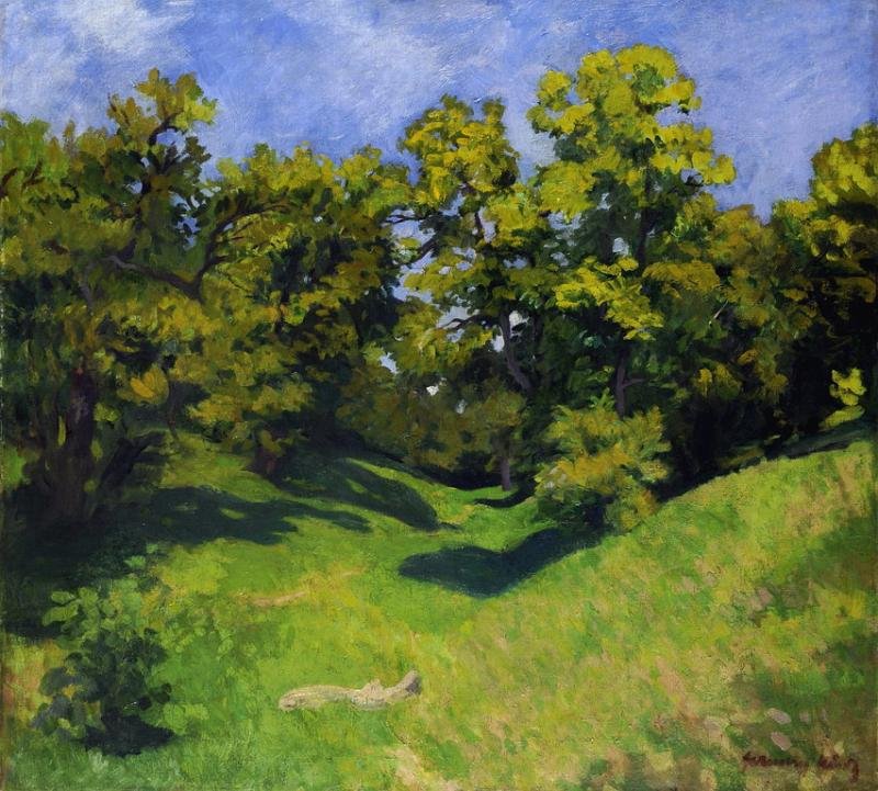 Krawędź_gaju autorstwa Károly Ferenczy