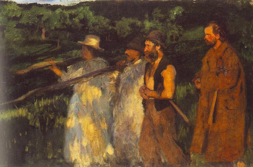 Leśnicy wracają do domu autorstwa Károly Ferenczy