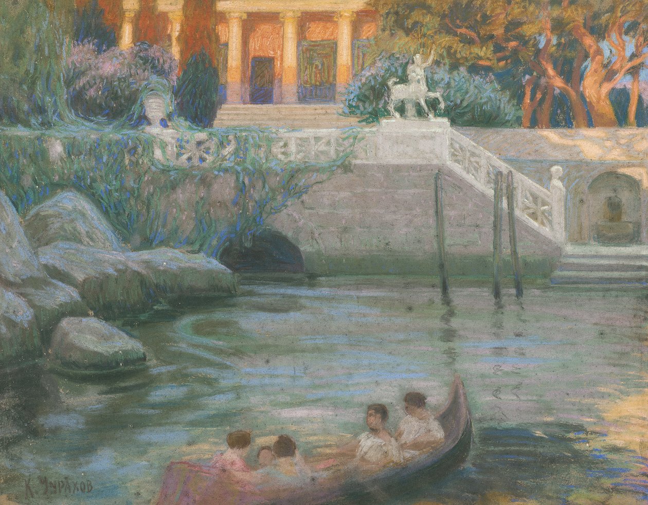 Scena pompeiana autorstwa Karpo Tchirakhoff