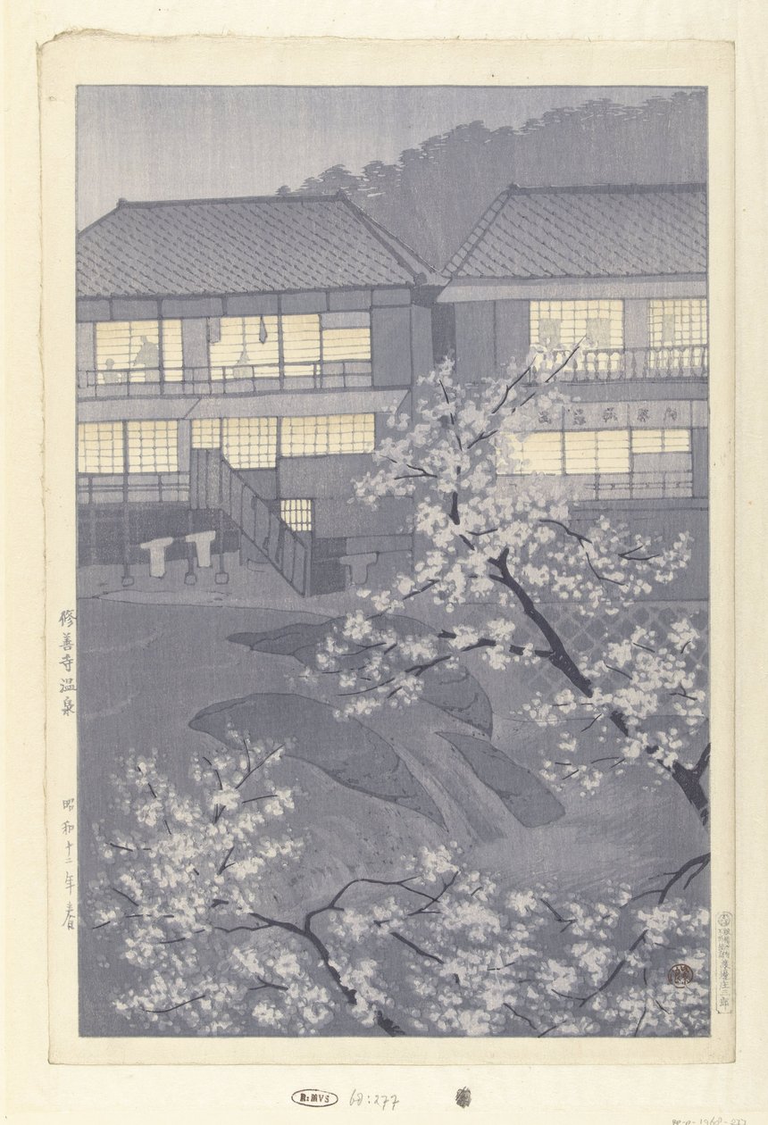 Gorące źródła Shuzenji Shuzenji onsen (tytuł na obiekcie) autorstwa Kasamatsu Shirô