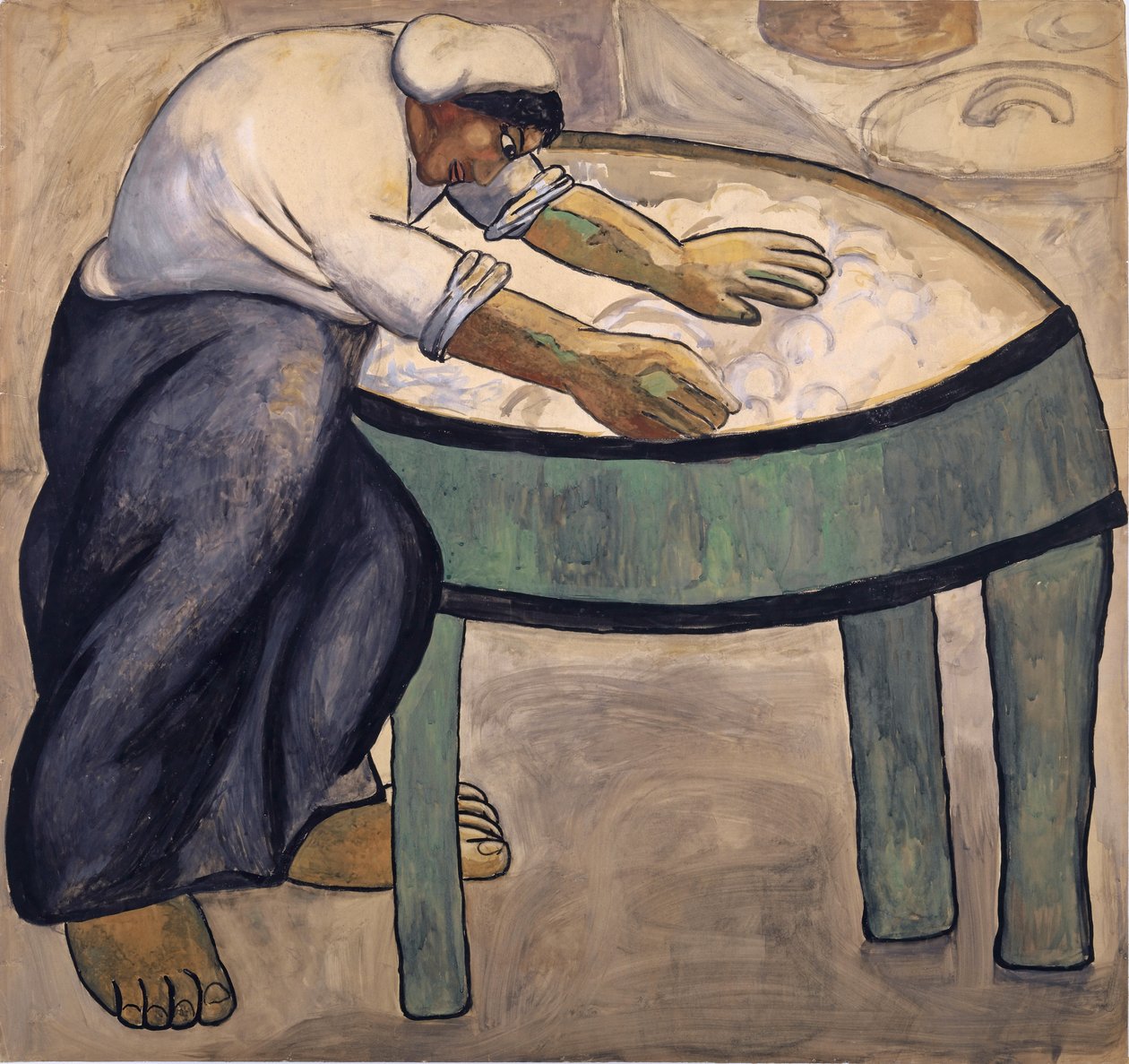 Praczka, 1911. autorstwa Kazimir Severinovich Malevich