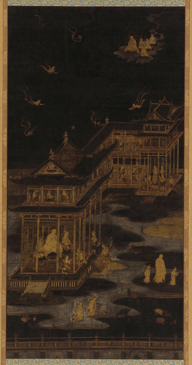 Raj Amidy Buddy Amitabhy, okres Heyan, 794-85. autorstwa Kasuga Kaishi
